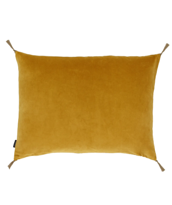 Housse de Coussin Velours Safran en ligne