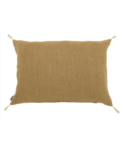 Housse de Coussin en Lin 40x55 Tabac JUSQU'A -70%! 