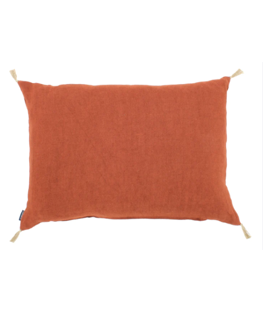 Housse de Coussin en Lin 50x70 Roïbos destockage