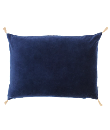 Housse de coussin en Velours 40x55 Navy pas chere