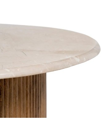 Table Basse Bois et Marbre de technologie