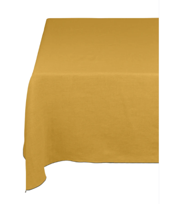 Nappe en Lin Selena Curcuma Pour