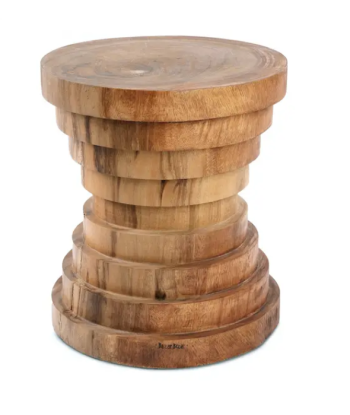 Tabouret Mazu Stool Natural pas cher chine