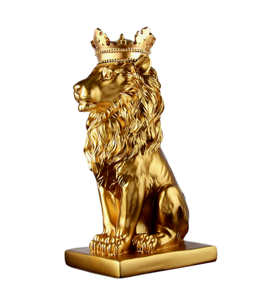 Statue Lion  Déco Or prix