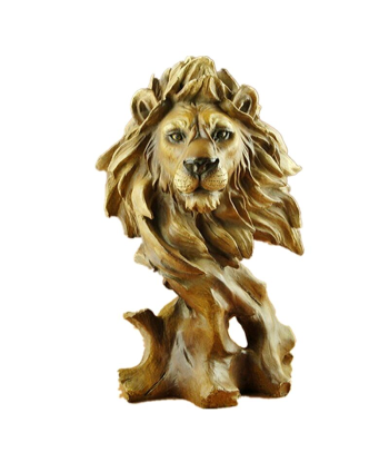 Statue Lion  Intérieur Bois 2024