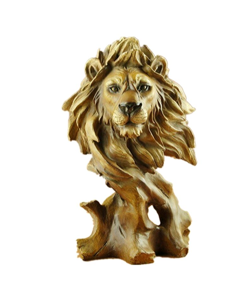 Statue Lion  Intérieur Bois 2024