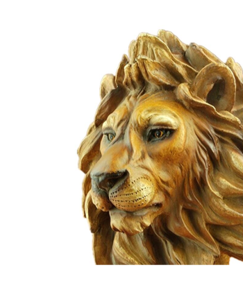 Statue Lion  Intérieur Bois 2024