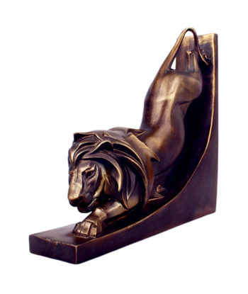 Statue Lion  Bronze Agile pas cheres