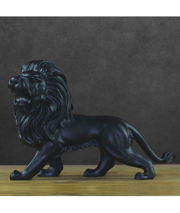 Statue Lion  Décoration Noire soldes