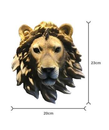 Tête de Lion  Murale Crinière de technologie