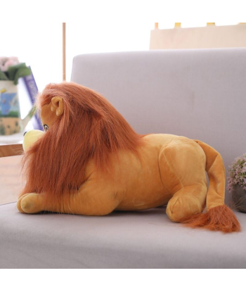 Peluche LionCouché Gentil pas chere