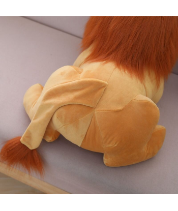 Peluche LionCouché Gentil pas chere