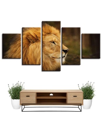 Tableau Toile Lion livraison et retour toujours gratuits