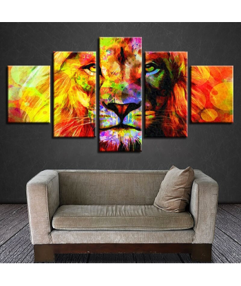 Tableau Pop Art Lion la livraison gratuite