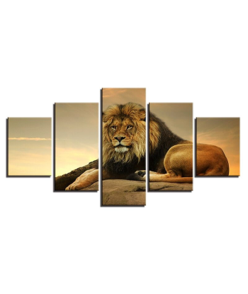 Tableau Lion Roi shop