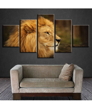 Tableau Toile Lion livraison et retour toujours gratuits