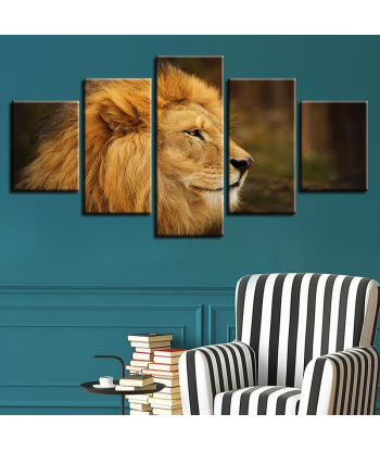 Tableau Toile Lion livraison et retour toujours gratuits