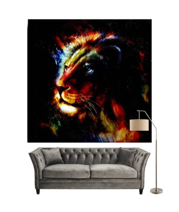 Tableau Lion Coloré Toutes les collections ici