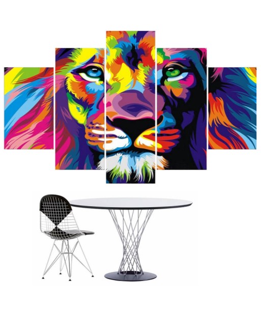 Tableau Lion Multicolore vente chaude votre 