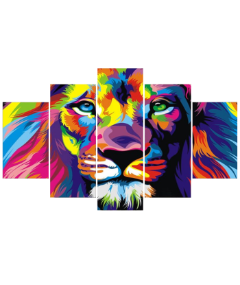 Tableau Lion Multicolore vente chaude votre 