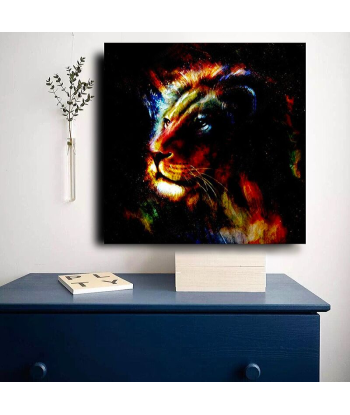 Tableau Lion Coloré Toutes les collections ici