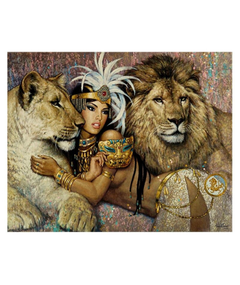 Tableau Lion et Lionne Princesse 50-70% off 