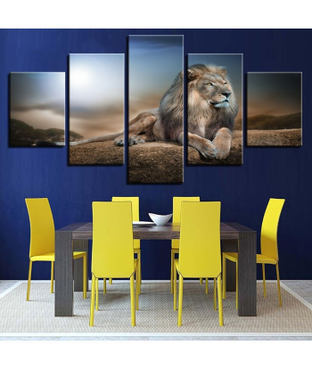 Tableau Triptyque Lion suggérées chez