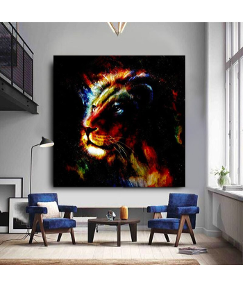 Tableau Lion Coloré Toutes les collections ici