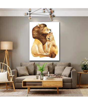 Tableau Lion et Lionne Dessin votre restaurant rapide dans 