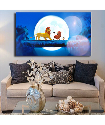 Tableau Le Roi Lion Lune pas cheres