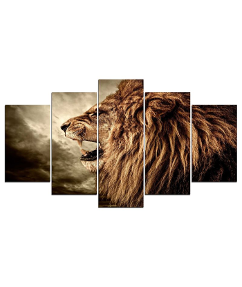 Tableau Tête de Lion Couleurs pour bénéficier 