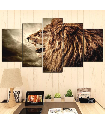 Tableau Tête de Lion Couleurs pour bénéficier 