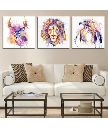 Tableau Peinture Lion & Compagnie Economisez 