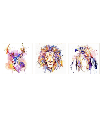 Tableau Peinture Lion & Compagnie Economisez 