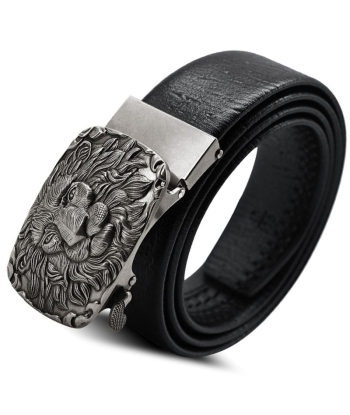 Ceinture Tête de LionCrinière Dense Argent le des métaux précieux