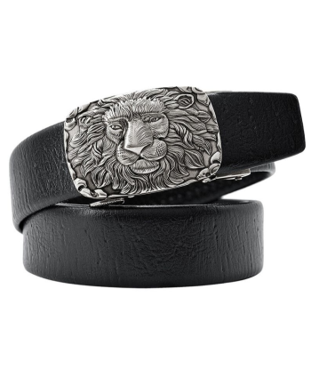 Ceinture Tête de LionCrinière Dense Argent le des métaux précieux