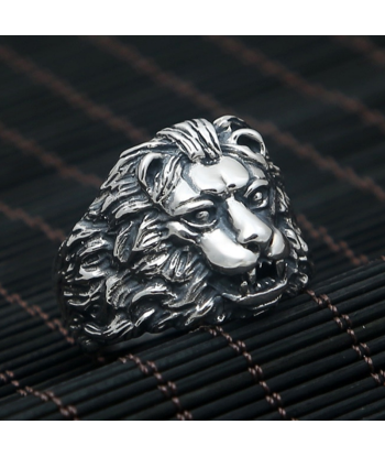 Bague Argent Sterling Lion hantent personnes