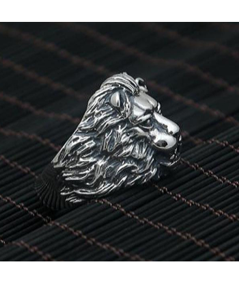 Bague Argent Sterling Lion hantent personnes