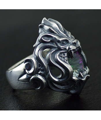 Bague Argent Homme Tête de Lion 2023