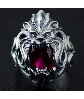 Bague Argent Homme Tête de Lion 2023