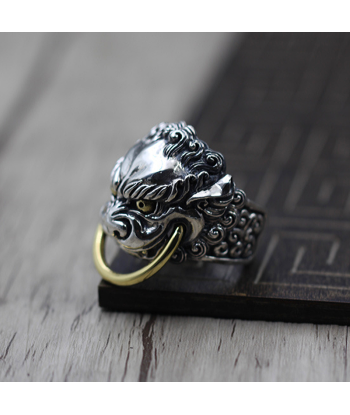 Bague en Argent Homme Lion prix