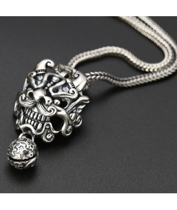 Pendentif Lion Chinois (Argent) le des métaux précieux