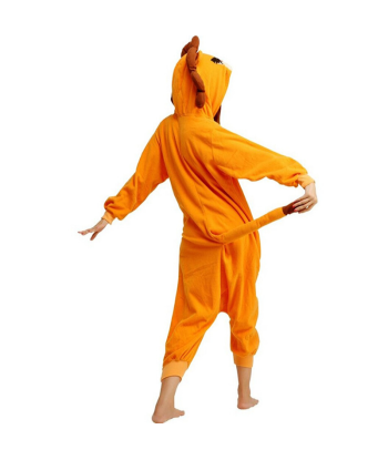 Pyjama Lion CombinaisonOrange à Capuche Dans la société mordern