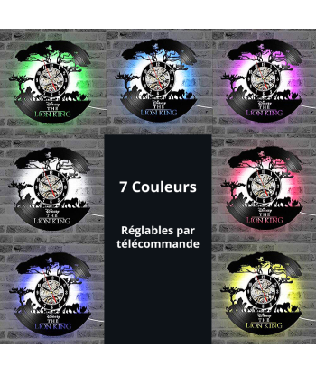 Horloge Le Roi LionMulti LED des créatures d'habitude