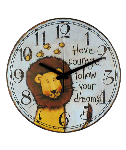 Horloge LionFollow Your Dreams En savoir plus