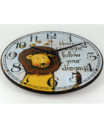 Horloge LionFollow Your Dreams En savoir plus