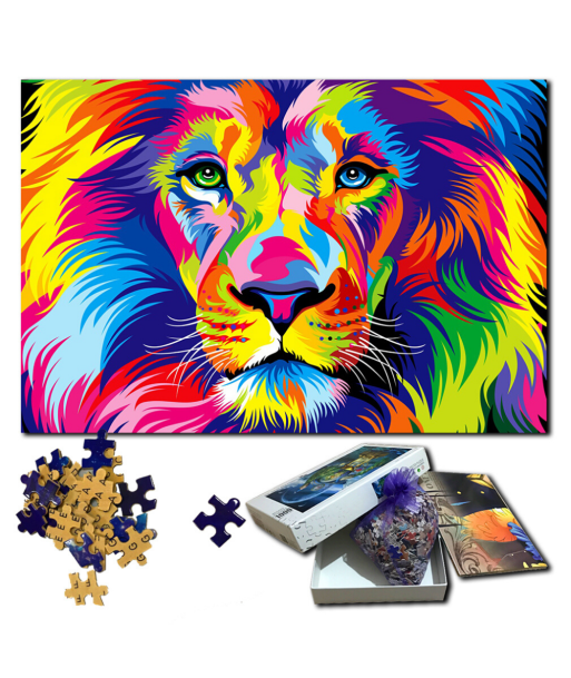 Puzzle LionMulticolore 500 Pièces outlet