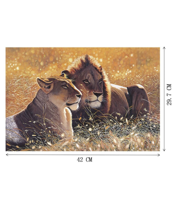 Puzzle Lion et Lionne Fin de série