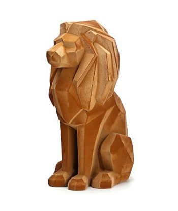 Statuette Lion Or Fin de série