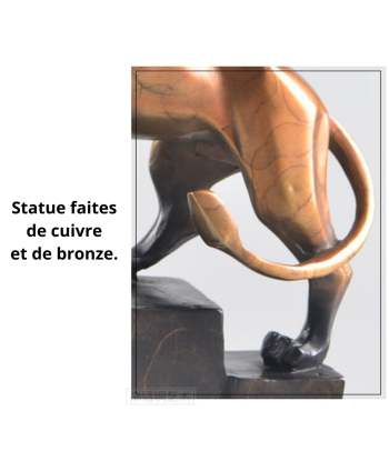 Statue de Lion  Cuivre pas cher